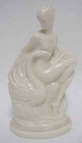 LENOX GREEN MARK VASE & LEDA & SWAN FIGURE