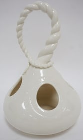 LENOX GREEN MARK GOURD SHAPED VESSLE