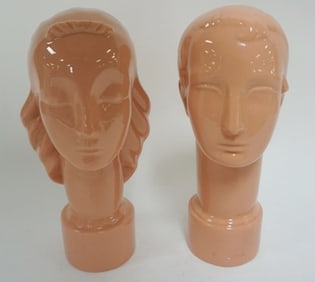 LENOX GREEN MARK PINK STATUES