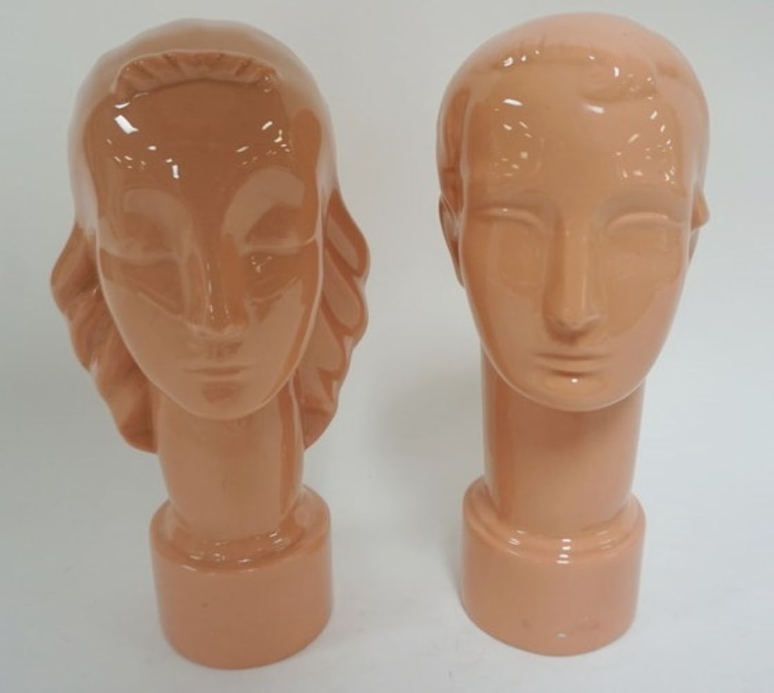 LENOX GREEN MARK PINK STATUES (1 of 7)