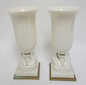 LENOX URN SHAPED TABLE LAMPS