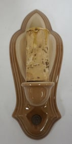 LENOX BROWN AND TAN WALL SCONCE