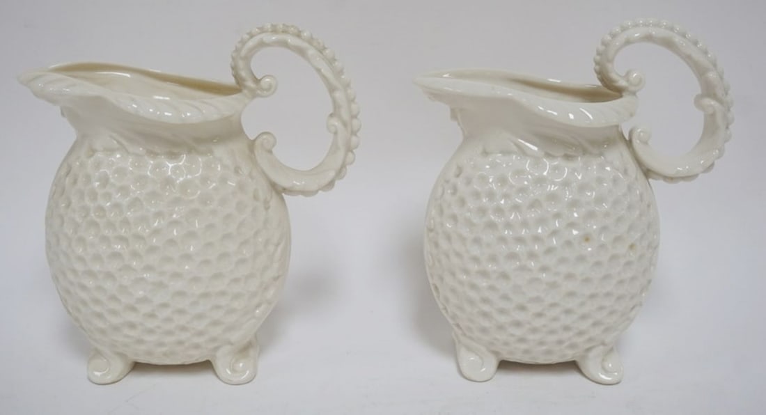 2 LENOX GREEN MARK DIMPLED PITCHERS (1 of 5)