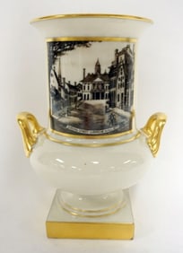 LENOX VASE *OLD PRINTS PERIOD*