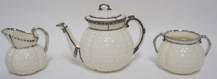 LENOX 3 PC SILVER OVERLAY TEASET