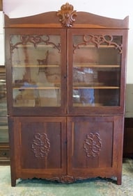VICTORIAN OAK CABINET