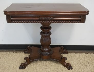EMPIRE MAHOGANY GAME TABLE