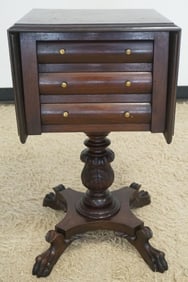 ANTIQUE EMPIRE WORK STAND