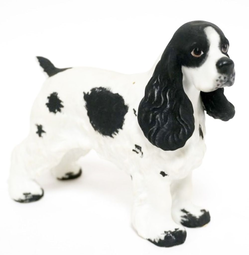 BOEHM PORCELAIN COCKER SPANIEL FIGURE (1 of 4)