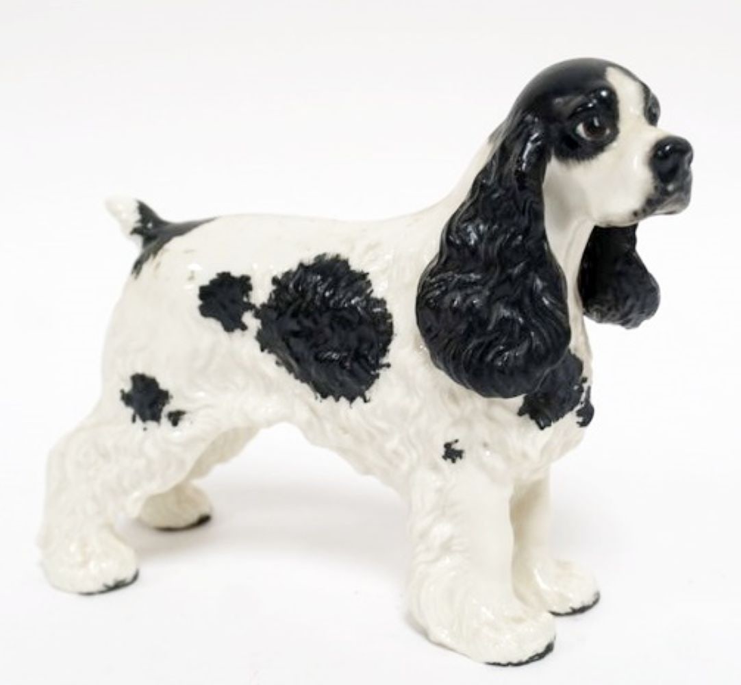 BOEHM PORCELAIN COCKER SPANIEL FIGURE (1 of 4)