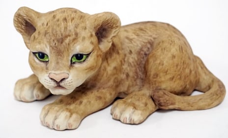 BOEHM PORCELAIN LION CUB FIGURE