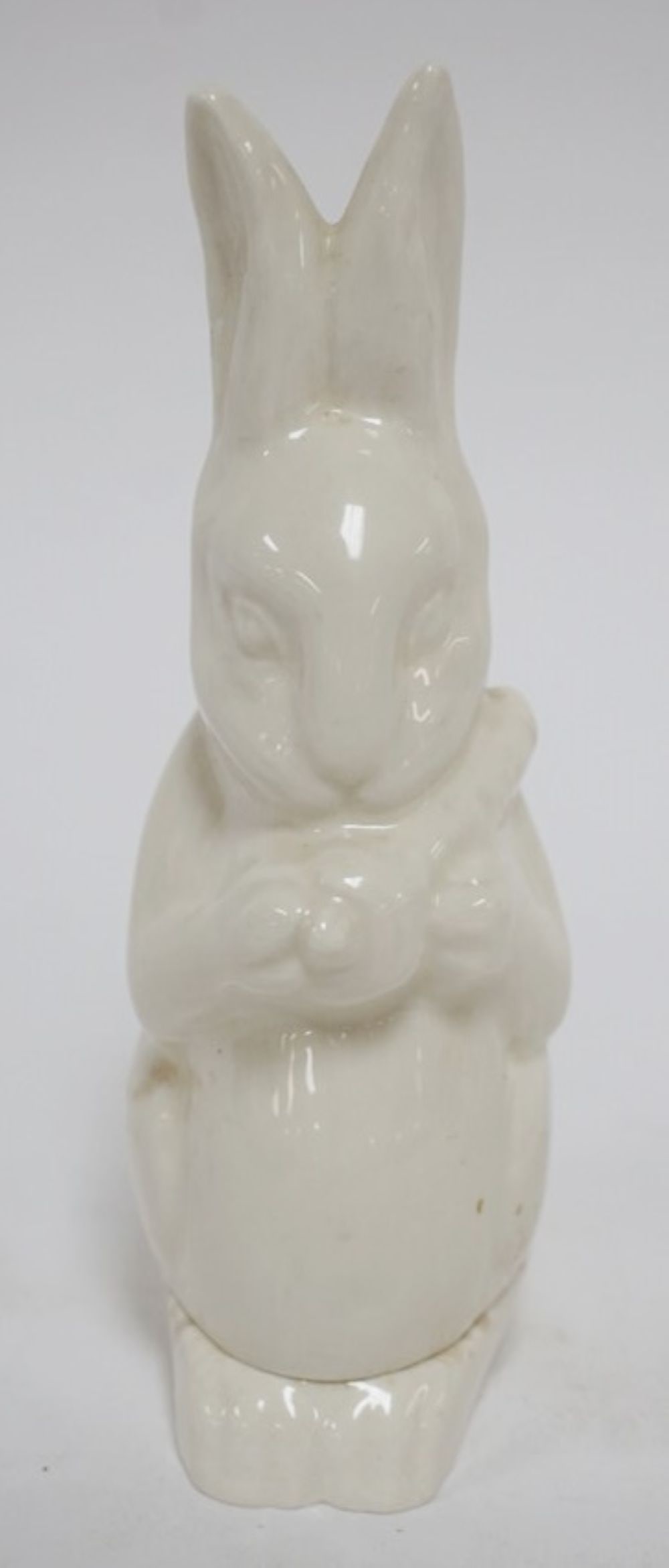 LENOX DEVILBISS RABBIT: LENOX GREEN MARK DEVILBISS RABBIT, APPROXIMATELY 6 IN H