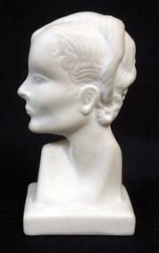 PARIAN ART DECO PROFILE OF WOMAN