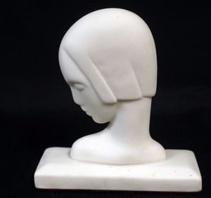 PARIAN ART DECO PROFILE OF WOMAN