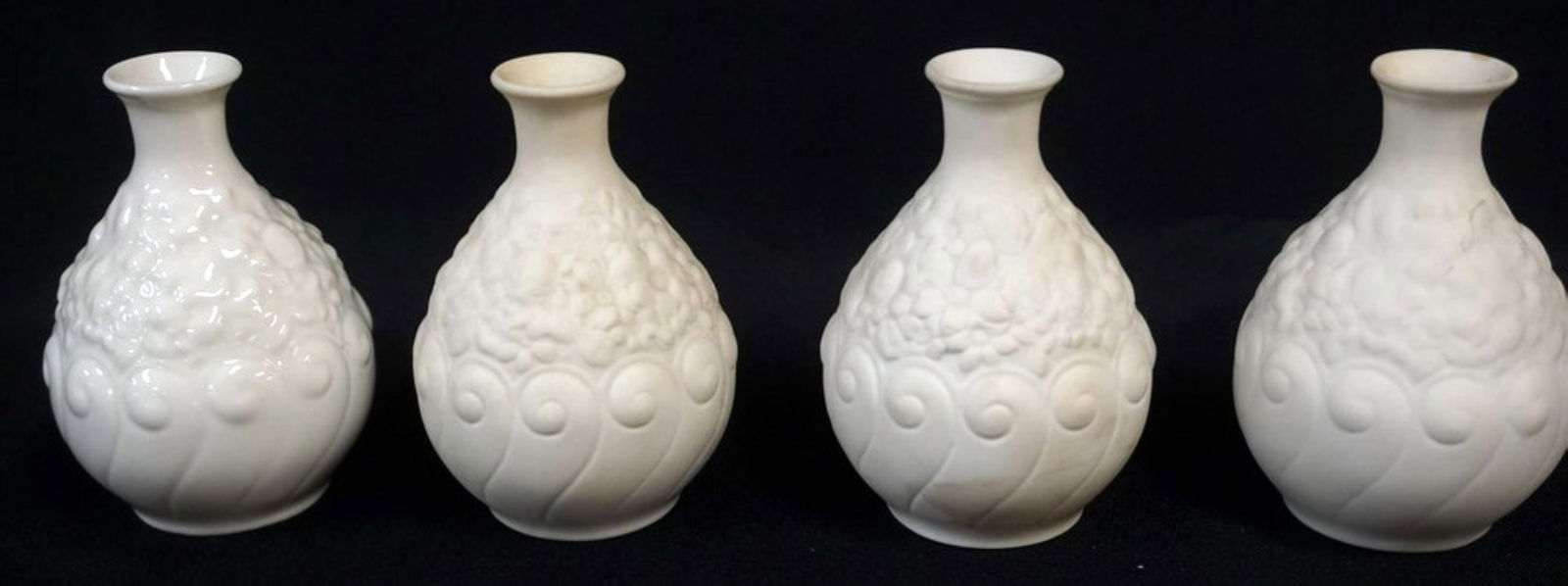 BOEHM EMBOSSED VASES (1 of 5)