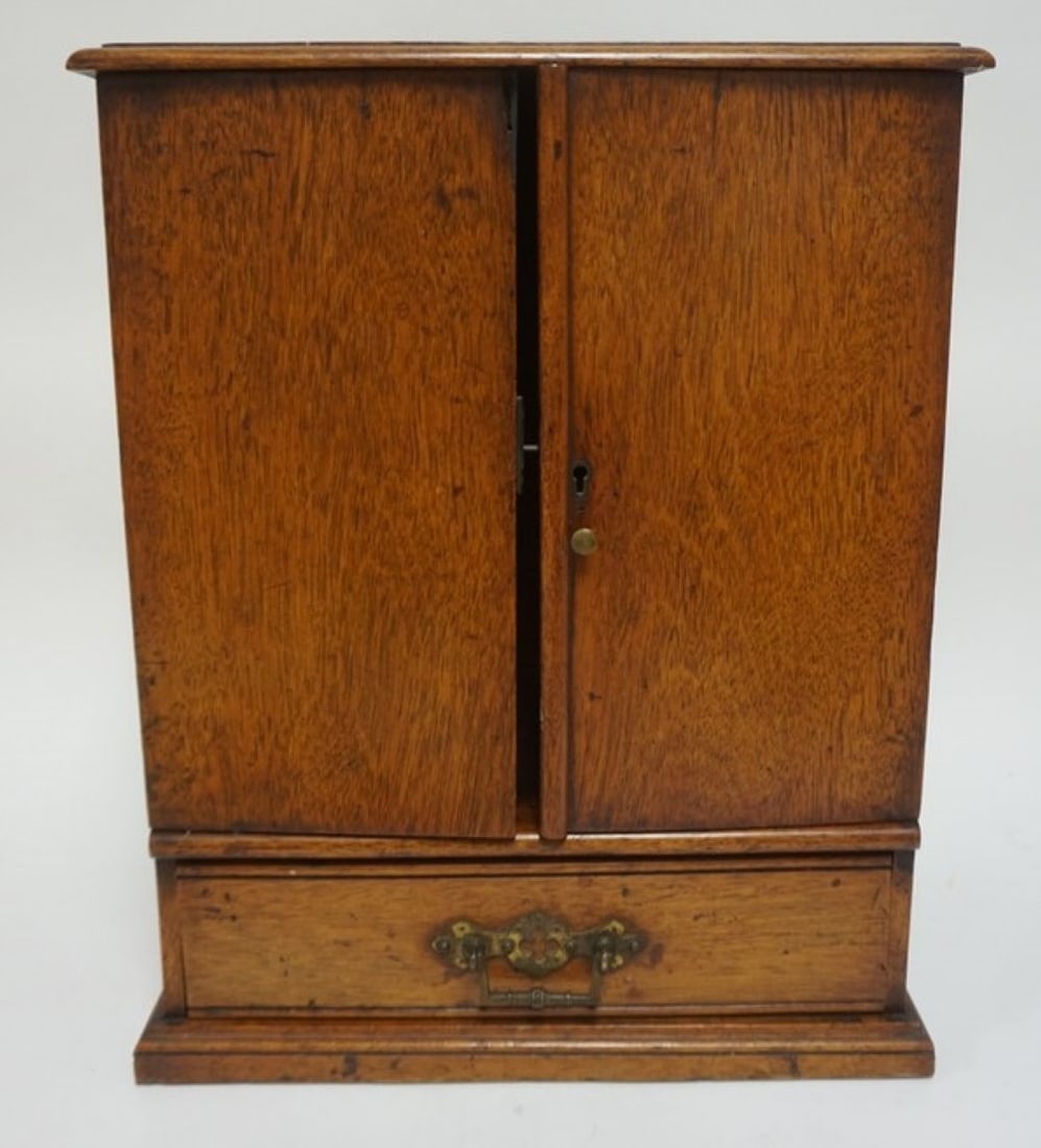 ANTIQUE WALNUT APOTHICARY CHEST (1 of 6)