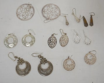 LADIES STERLING SILVER EARRINGS