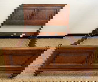 ETHAN ALLEN SLEIGH BED