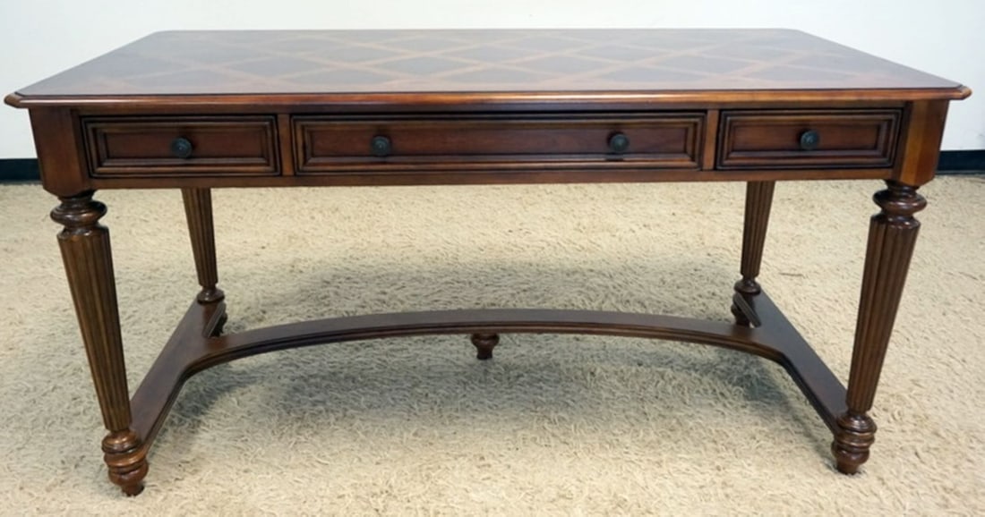 HOOKER DESK WITH PARQUET TOP (1 of 8)