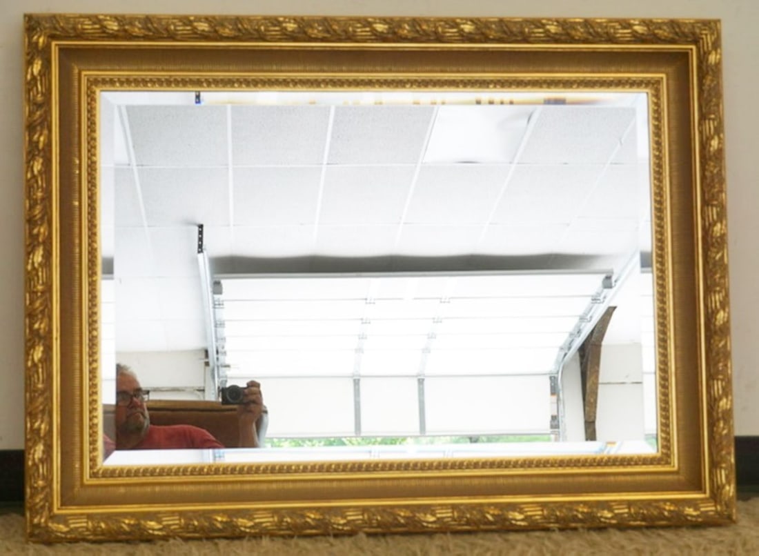 LABARGE ORNATE DEEP WELL MIRROR (1 of 4)