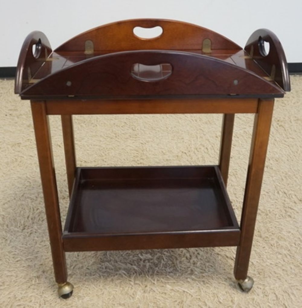 MAHOGANY TEA CART (1 of 4)