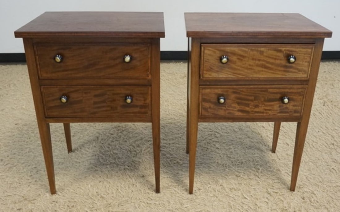 PR MAHOGANY BEDSIDE STANDS (1 of 5)