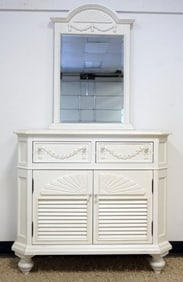 CHEST OF DRAWERS WITH HANGING MIRROR
