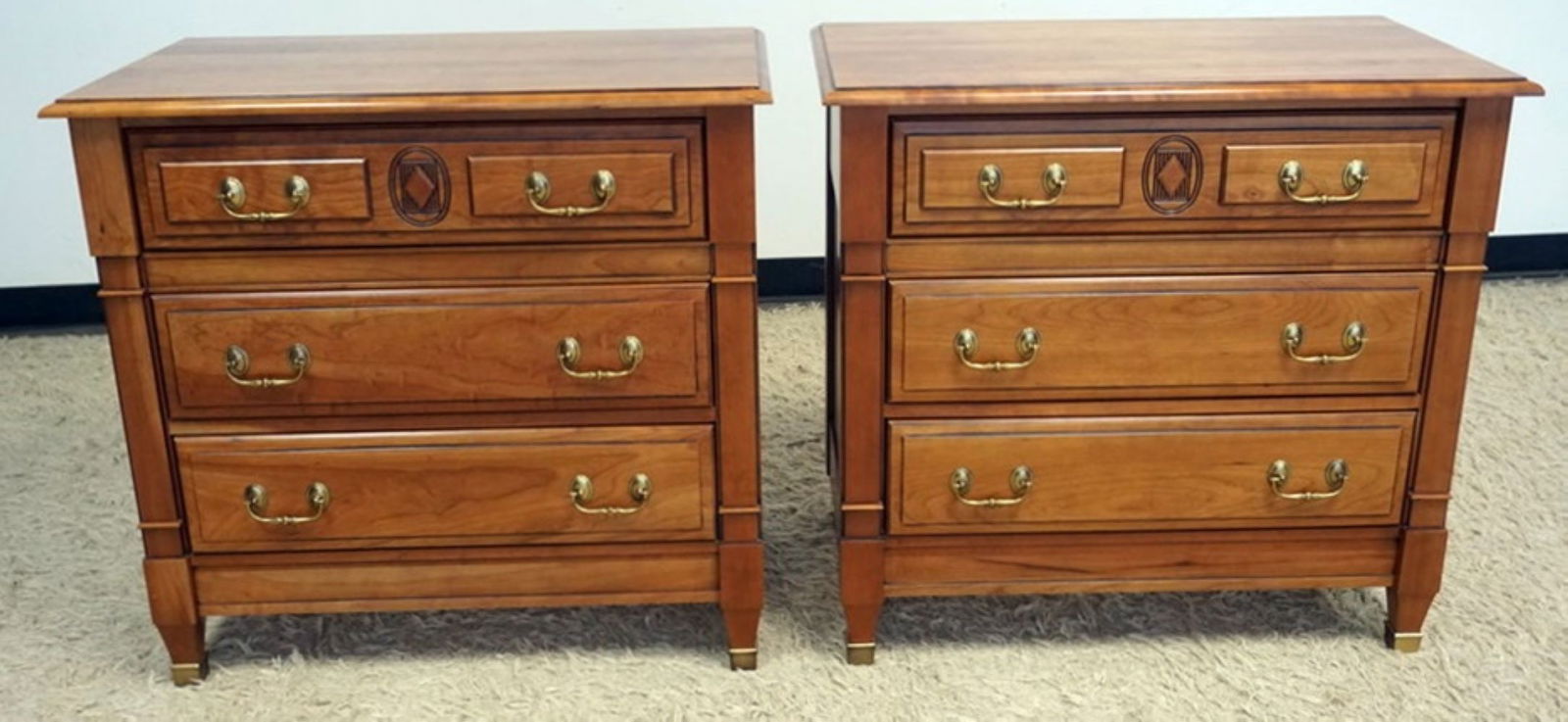 HARDEN CHERRY BEDSIDE CHESTS (1 of 7)