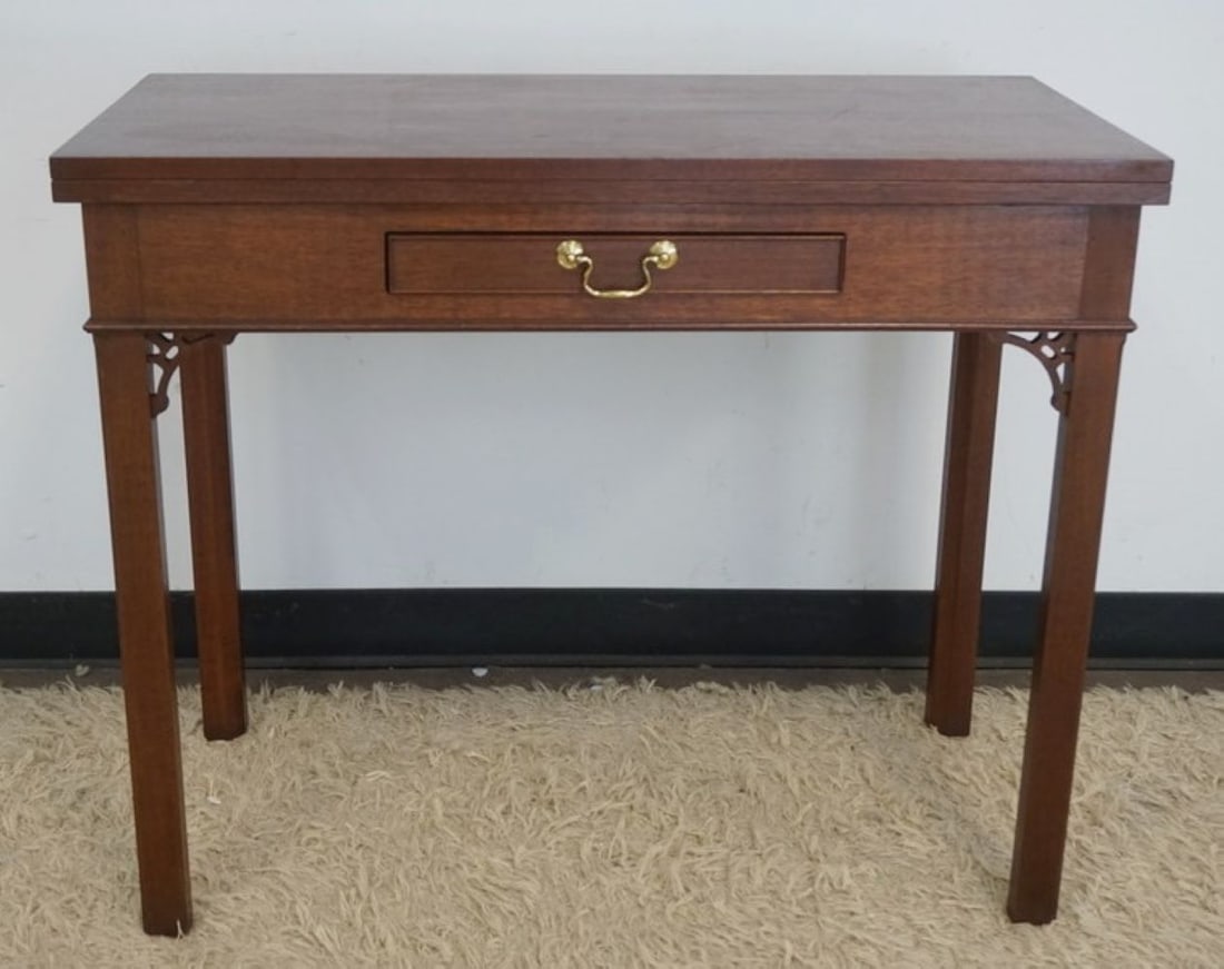 CRAFTSMAN MAHOGANY GAME TABLE (1 of 6)