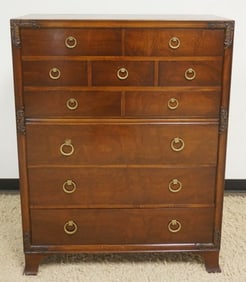 MAHOGANY HIGH CHEST