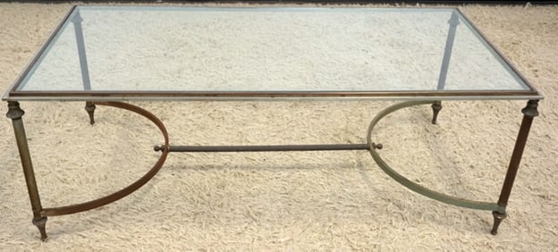 METAL FRAMED COCKTAIL TABLE