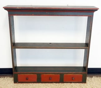 DAVID T SMITH & CO BENCH MADE WALL SHELF