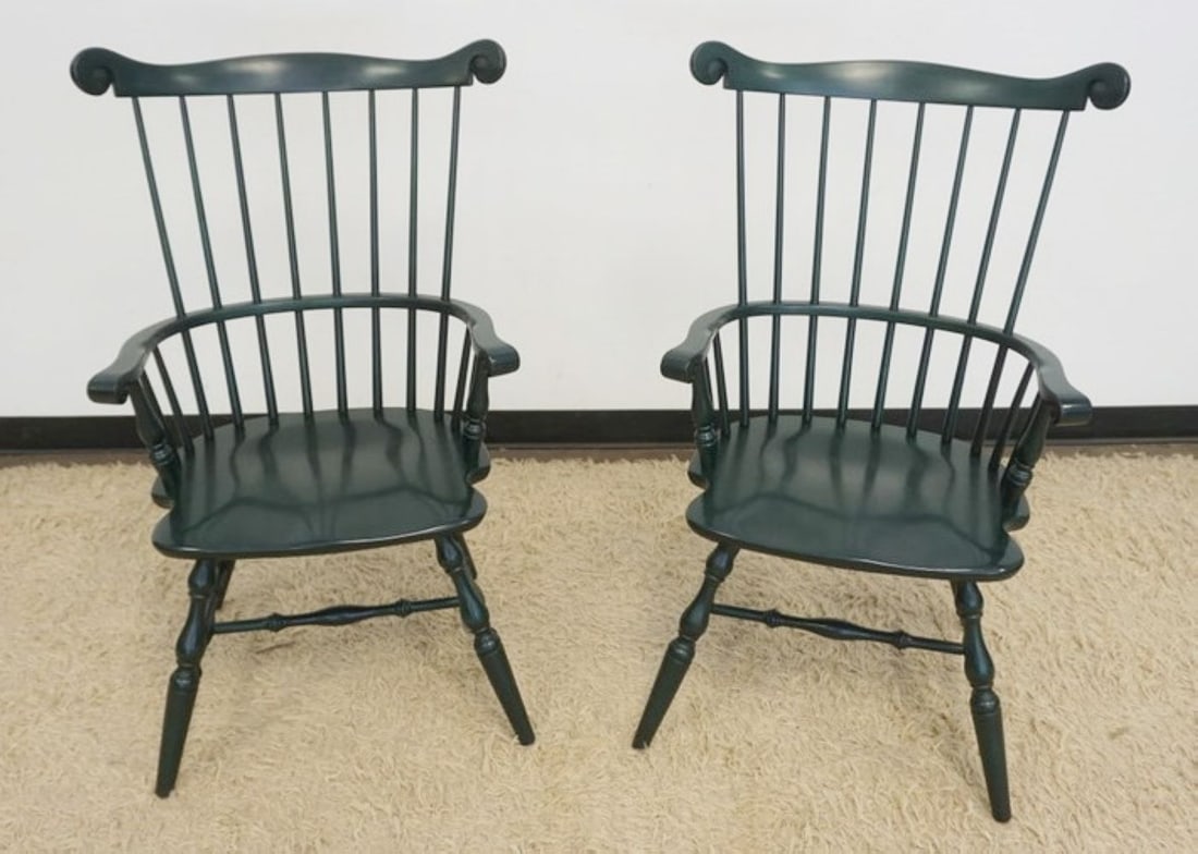 HITCHCOCK FAN BACK WINDSOR CHAIRS (1 of 4)