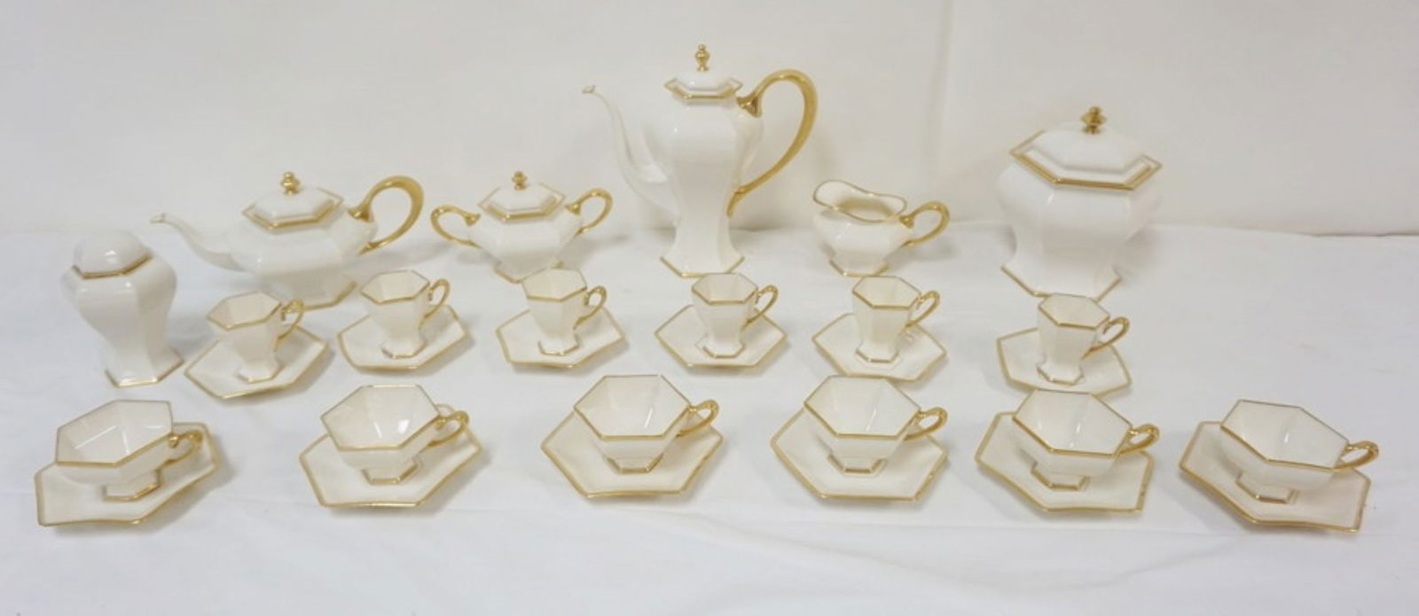 GREEN MARK LENOX TEA SET (1 of 7)