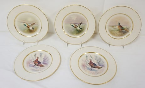 J. NOSEK, L. NEMETZ HAND PAINTED LENOX PLATES