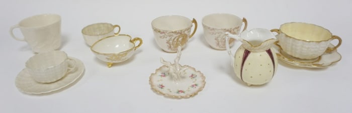 ASSORTED AMERICAN BELLEEK
