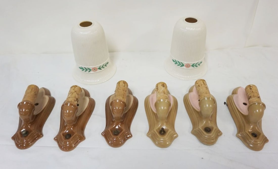 LENOX WALL SCONCES & TORCHIERE SHADES: LENOX WALL SCONCES & TORCHIERE SHADES