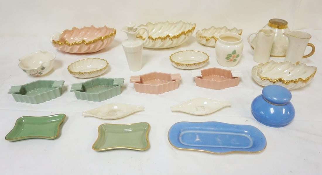 GROUP OF ASSORTED CHINA: GROUP OF ASSORTED CHINA INCLUDING LENOX BELLEEK