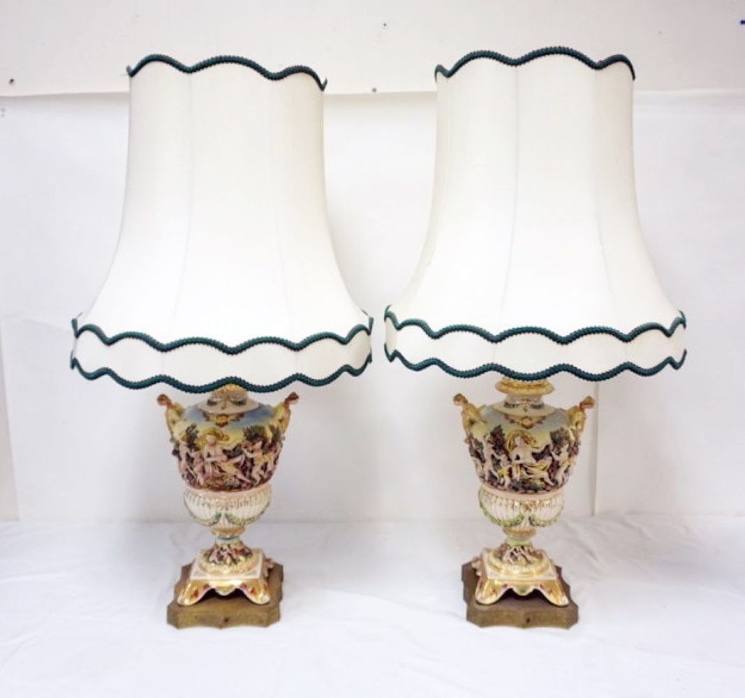 PR CAPIDOMONTE TABLE LAMPS (1 of 6)