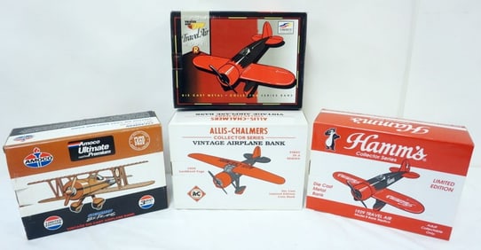 DIE CAST AIRPLANE BANKS