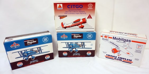 DIE CAST AIRPLANE BANKS