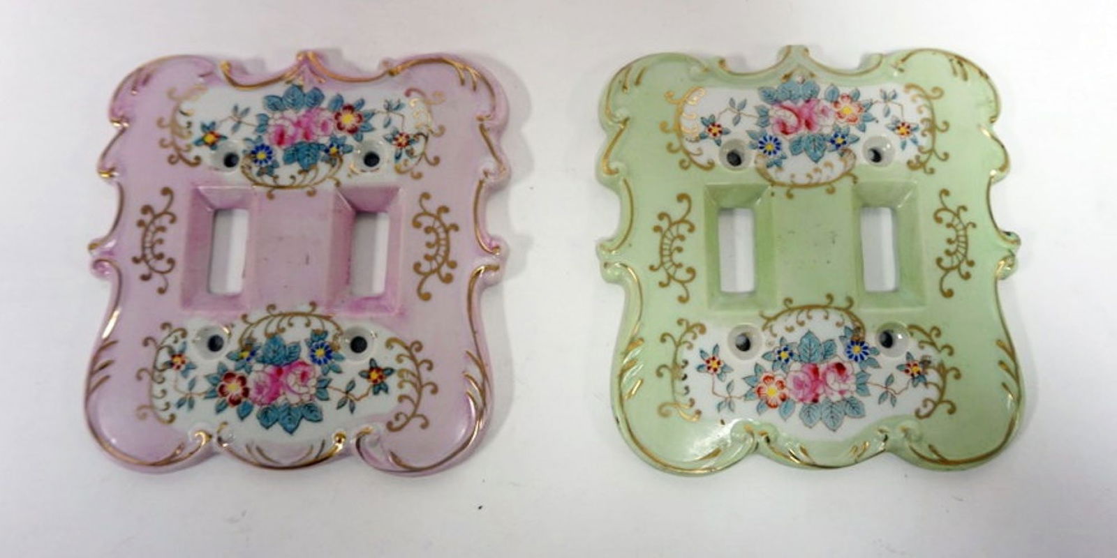 AMART PORCELAIN DECORATED LIGHT SWITH COVERS (1 of 4)