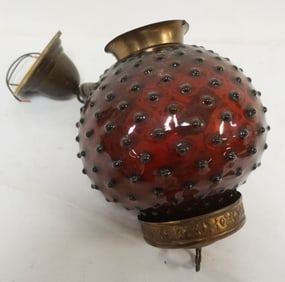 VICTORIAN HANGING LAMP FIXTURE