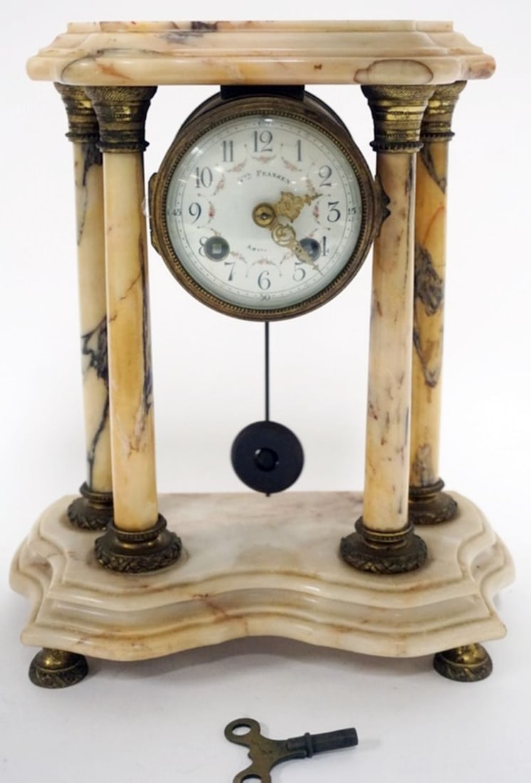 FRENCH MARBLE CLOCK (1 of 5)