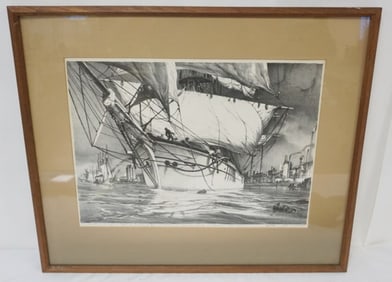 JOHN NOBLE LITHOGRAPH