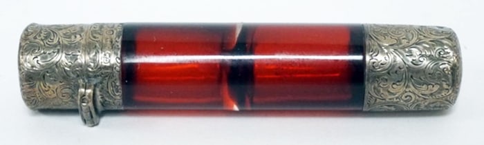 RUBY GLASS DOUBLE PERFUME