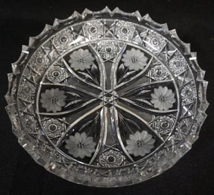 BRILLIANT CUT GLASS BOWL