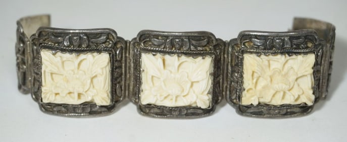 SILVER INLAID BRACELET