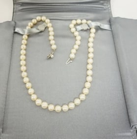 CHISEL 14K PEARL NECKLACE