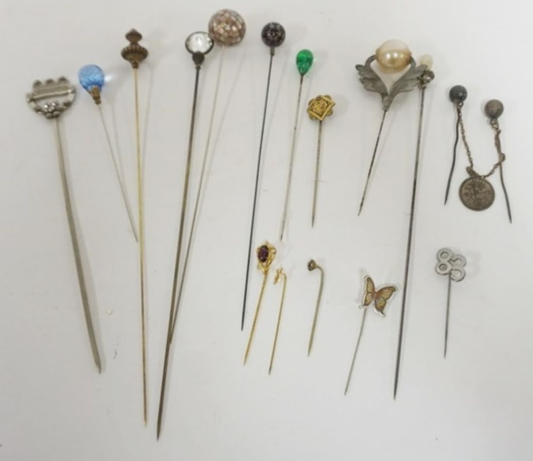 ASSORTMENT OF LADIES STICK PINS (1 of 4)